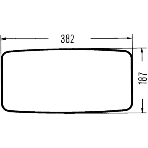Vonkajšie spätné zrkadlo 8SB 003 290-001 /HELLA/ - obr. 1