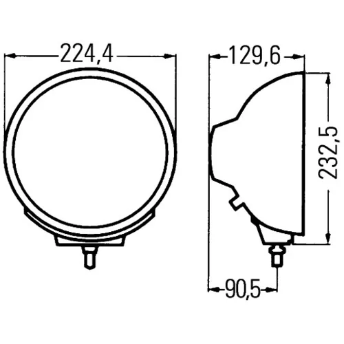 Diaľkový svetlomet 1F8 007 560-051 /HELLA/ - obr. 2