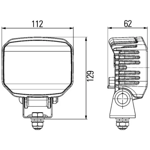 Pracovný svetlomet 1GA 996 188-001 /HELLA/ - obr. 2