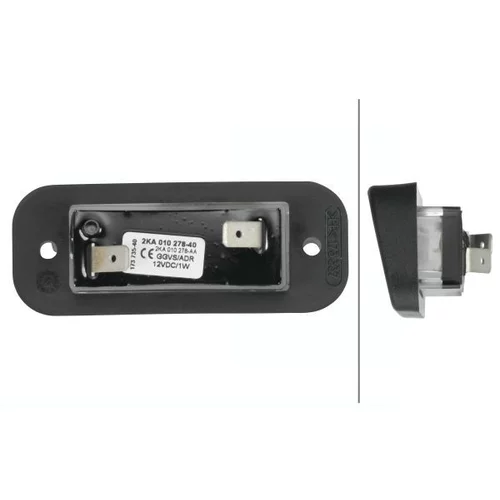 Osvetlenie poznávacej značky 2KA 010 278-411 /HELLA/ - obr. 1