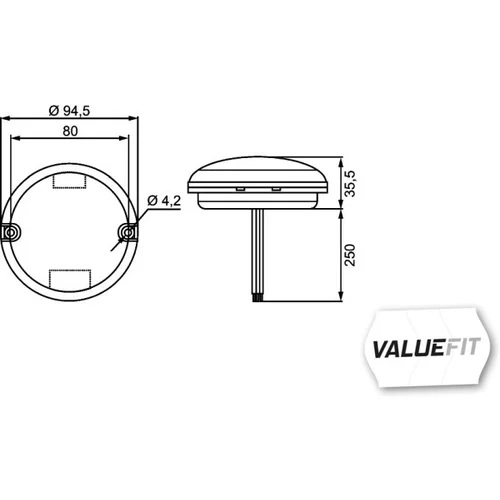 Zadné svetlo 2SD 357 028-001 /HELLA/ - obr. 1