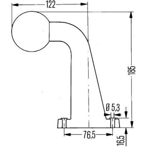 Obrysové svetlo 2XS 950 071-031 /HELLA/ - obr. 1