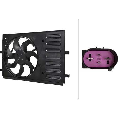 Ventilátor chladenia motora HELLA 8EW 366 420-431