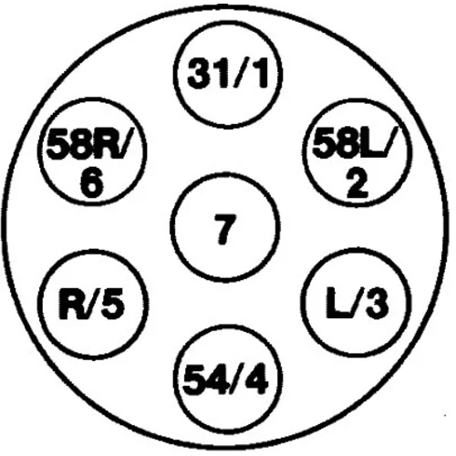 Zástrčka 8JA 008 084-001 /HELLA/ - obr. 1