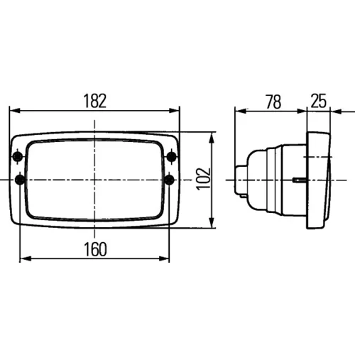 Hlavný svetlomet 1LB 006 213-047 /HELLA/ - obr. 1