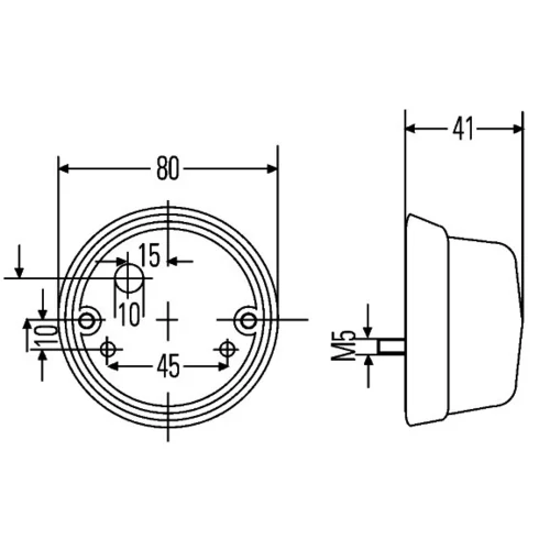 Smerové svetlo 2BA 001 259-611 /HELLA/ - obr. 2