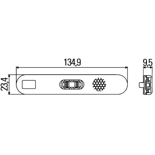 Bočné obrysové svetlo 2PS 009 226-027 /HELLA/ - obr. 1