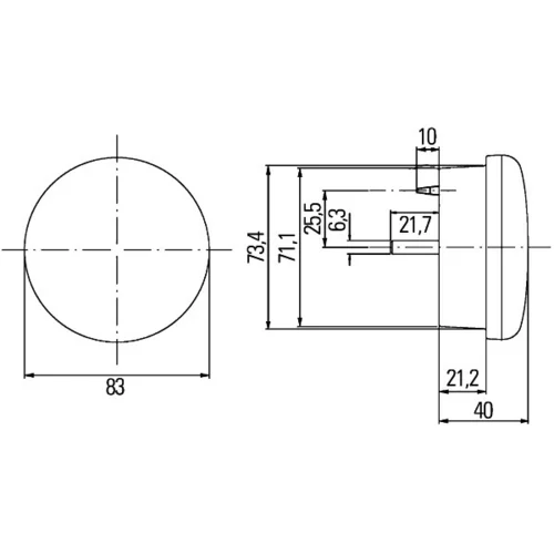 Zadné svetlo 2SB 959 010-307 /HELLA/ - obr. 1