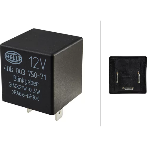 Prerušovač smerových svetiel HELLA 4DB 003 750-712