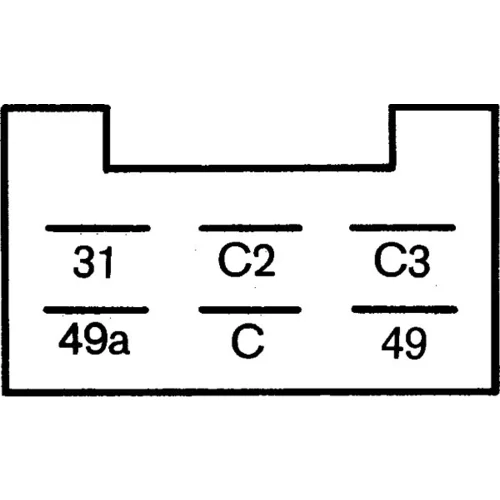 Prerušovač smerových svetiel 4DN 008 768-151 /HELLA/ - obr. 2