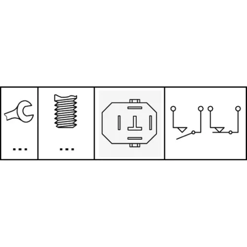 Spínač brzdových svetiel 6DD 008 622-761 /HELLA/ - obr. 1