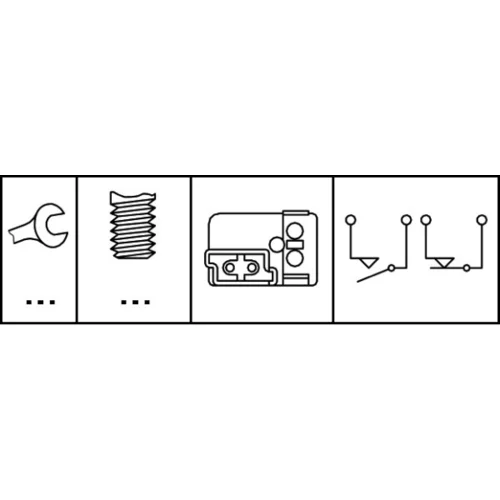 Spínač brzdových svetiel 6DD 008 622-771 /HELLA/ - obr. 1