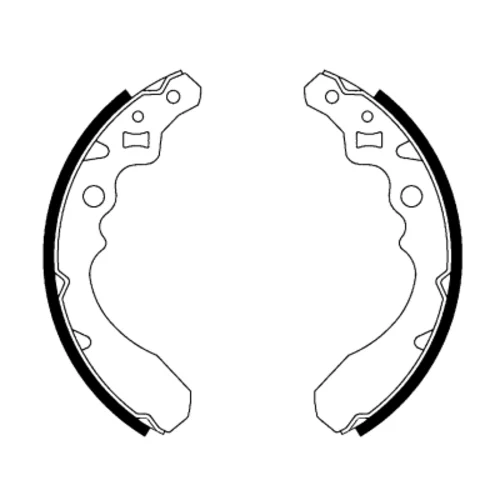 Sada brzdových čeľustí 8DB 355 001-121 /HELLA/ - obr. 1