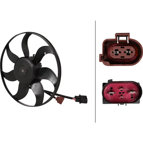 Ventilátor chladenia motora HELLA 8EW 366 420-461