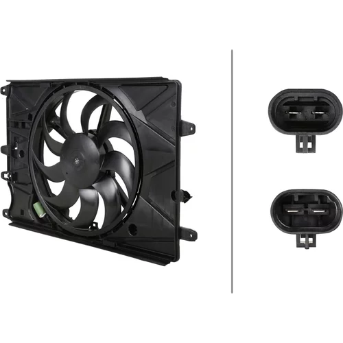 Ventilátor chladenia motora HELLA 8EW 366 421-441
