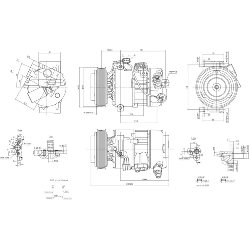 Kompresor klimatizácie HELLA 8FK 366 202-031
