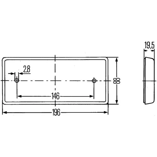 Odrazka 8RA 003 734-101 /HELLA/ - obr. 2