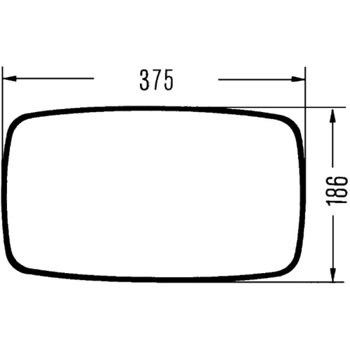 Vonkajšie spätné zrkadlo 8SB 501 156-021 /HELLA/ - obr. 1