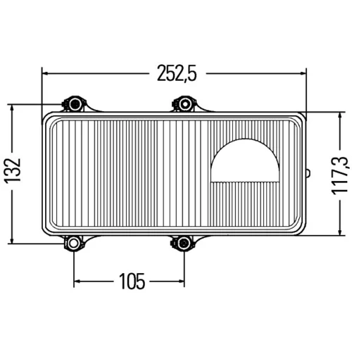 Hlavný svetlomet 1DL 005 600-097 /HELLA/ - obr. 2