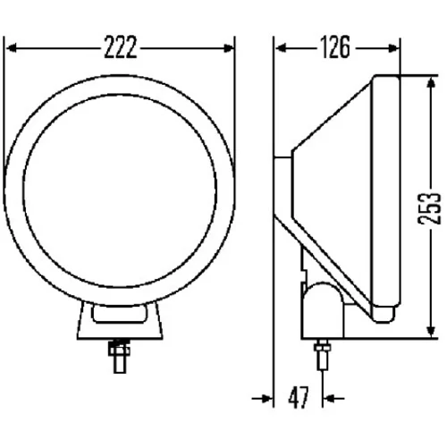 Diaľkový svetlomet 1F8 006 800-191 /HELLA/ - obr. 2