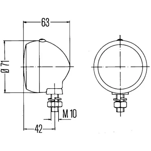 Polohové svetlo 2PF 001 648-161 /HELLA/ - obr. 1