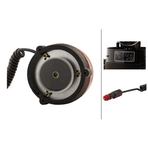 Výstražný otočný maják 2RL 007 337-031 /HELLA/ - obr. 1