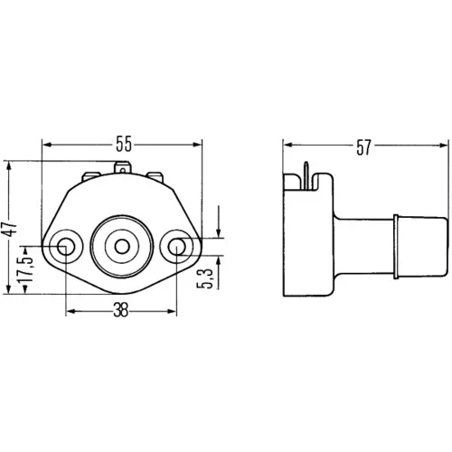Spínač hlavného osvetlenia 6AJ 001 751-021 /HELLA/ - obr. 1
