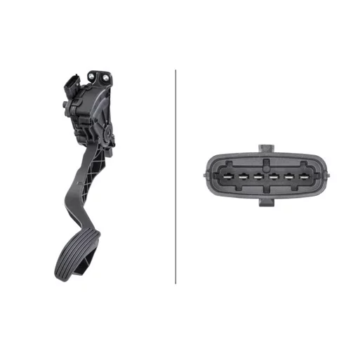Snímač polohy plynového pedálu HELLA 6PV 009 417-701