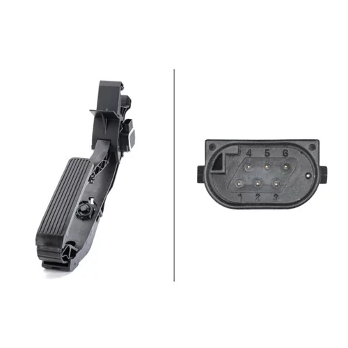 Snímač polohy plynového pedálu HELLA 6PV 010 946-511