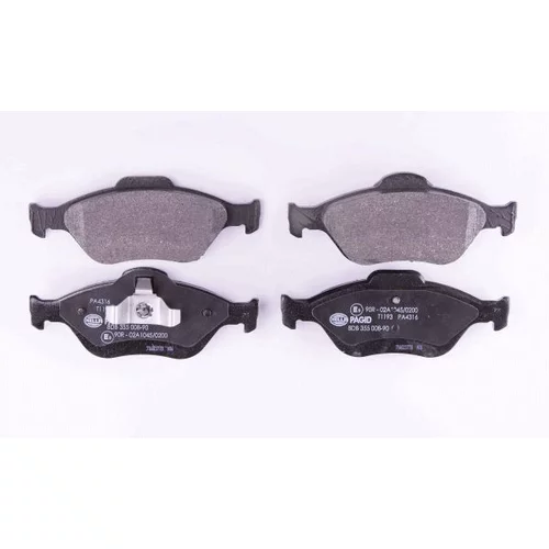 Sada brzdových platničiek kotúčovej brzdy 8DB 355 008-901 /HELLA/ - obr. 1