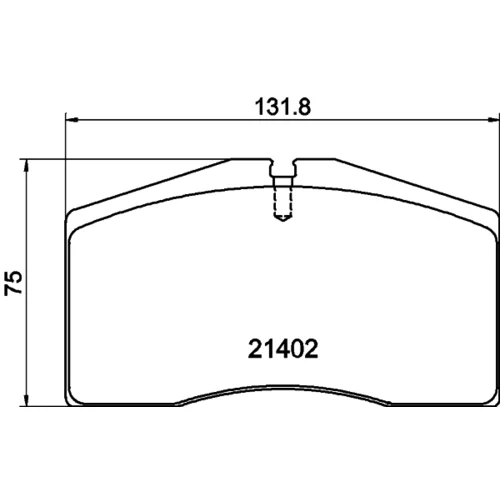 Sada brzdových platničiek kotúčovej brzdy 8DB 355 018-301 /HELLA/ - obr. 3