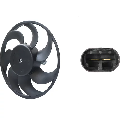 Ventilátor chladenia motora HELLA 8EW 366 420-161