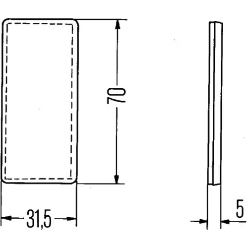 Odrazka 8RA 004 412-001 /HELLA/ - obr. 2
