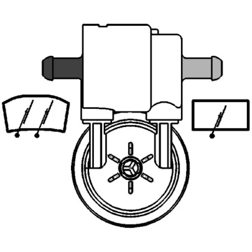 Čerpadlo ostrekovača skiel 8TW 005 206-031 /HELLA/ - obr. 1