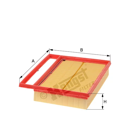 Vzduchový filter HENGST FILTER E747L
