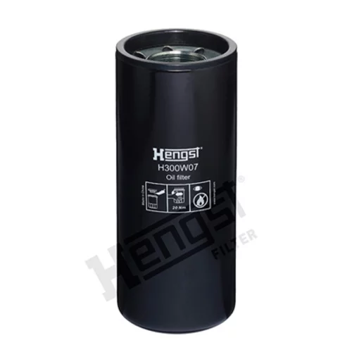 Olejový filter H300W07 (HENGST FILTER) - obr. 1