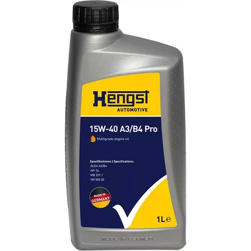 Motorový olej HENGST FILTER 15W-40 A3/B4 Pro