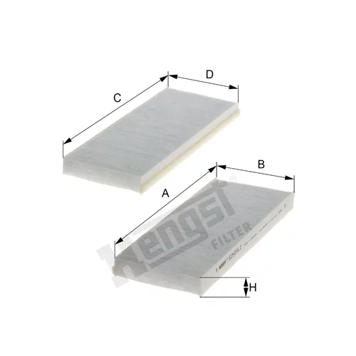Filter vnútorného priestoru HENGST FILTER E2920LI