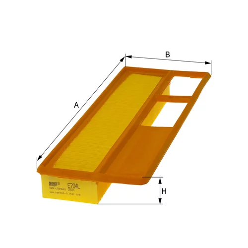 Vzduchový filter HENGST FILTER E704L