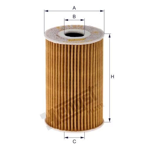 Olejový filter HENGST FILTER E115H D208