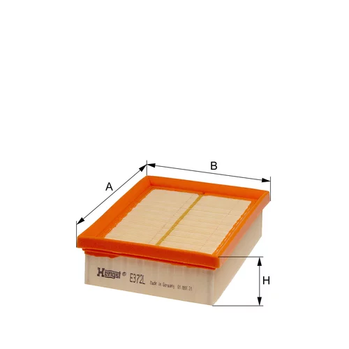 Vzduchový filter HENGST FILTER E372L