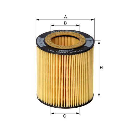 Olejový filter HENGST FILTER E61H D127