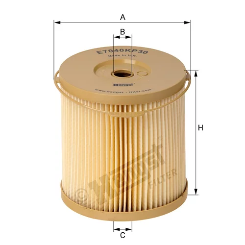 Palivový filter HENGST FILTER E7040KP30