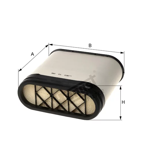 Vzduchový filter E711L (HENGST FILTER) - obr. 1
