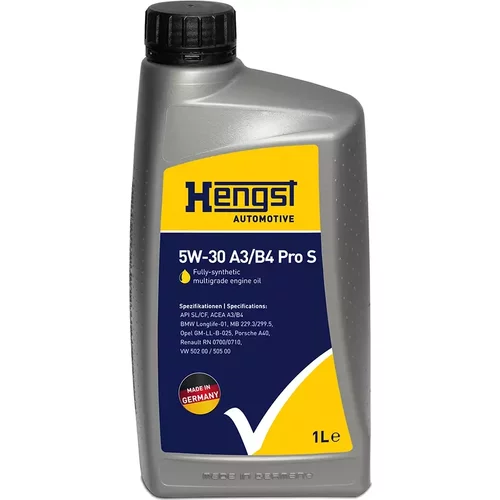 Motorový olej HENGST FILTER 5W-30 A3/B4 Pro S