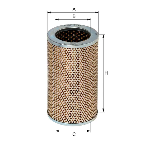 Olejový filter HENGST FILTER E52H D115