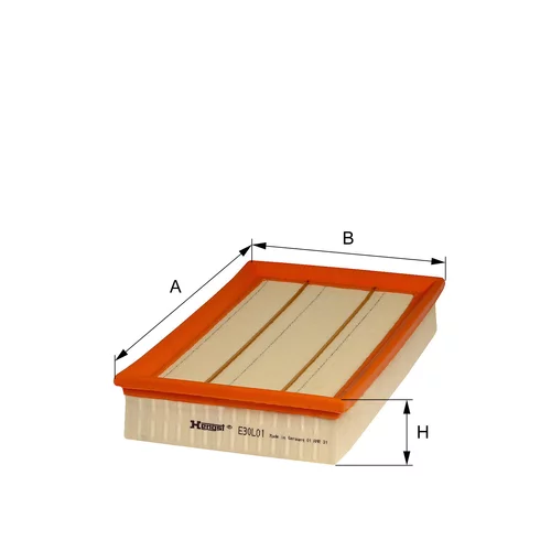 Vzduchový filter HENGST FILTER E30L01
