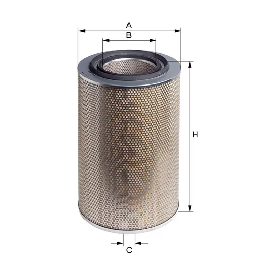 Vzduchový filter HENGST FILTER E118L03
