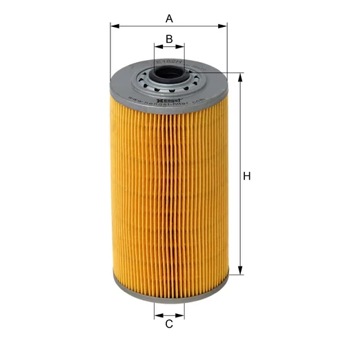 Olejový filter HENGST FILTER E182H D40