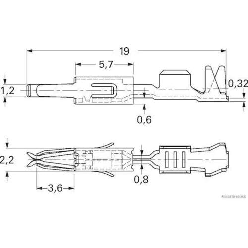 Lem spony HERTH+BUSS ELPARTS 50251901 (HERTH+BUSS ELPARTS) - obr. 1